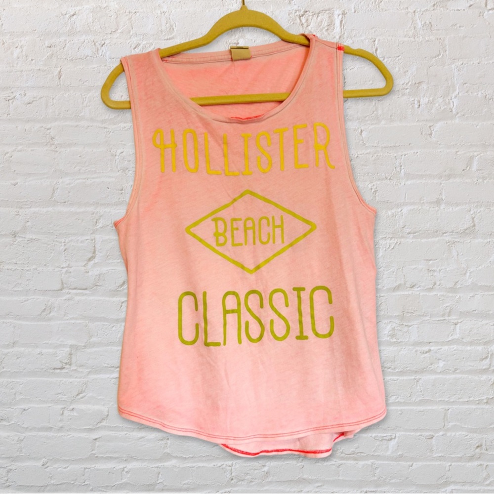 Hollister peach tank top XS
